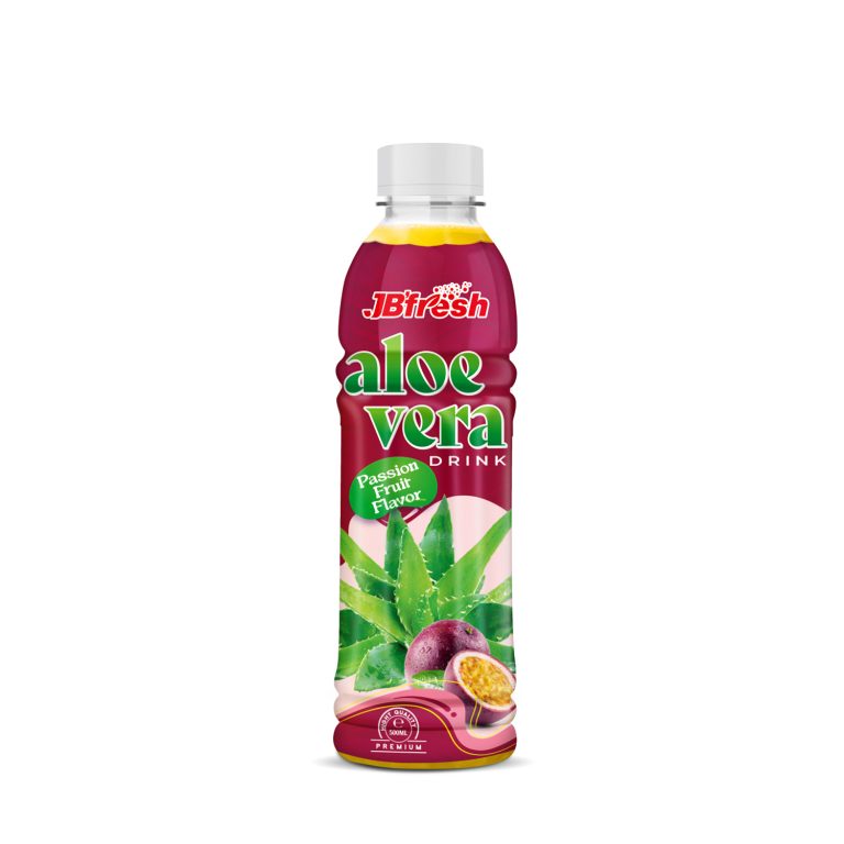 Premium Quality Aloe Vera Juice Drink With Passion Fruit | Bottle, 500Ml