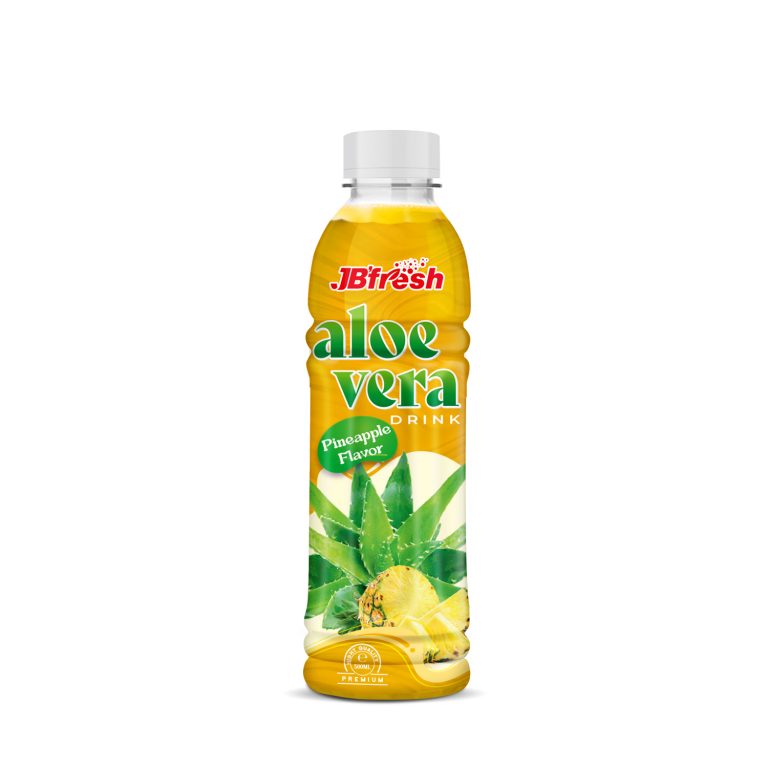 Premium Quality Aloe Vera Juice Drink With Pineapple Flavor | Bottle, 500Ml