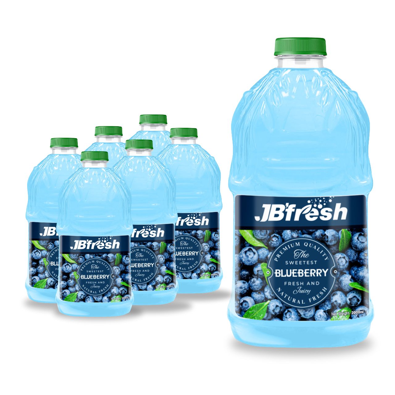 2l jbfresh natural blueberry juice