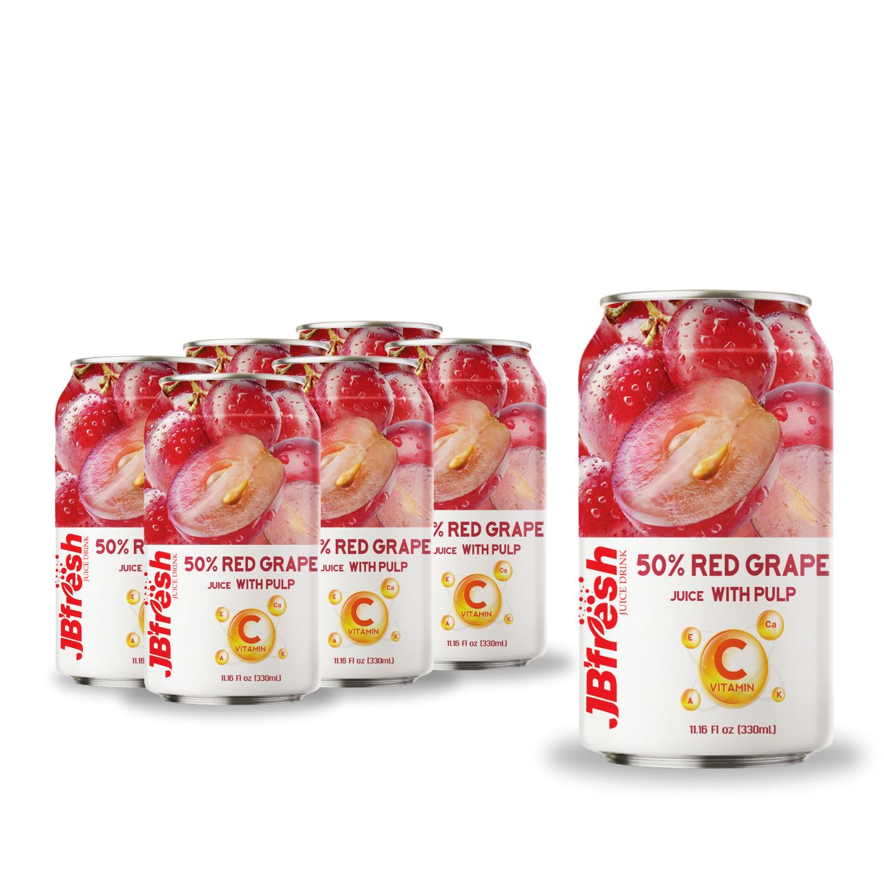 330ml healthy jbfresh grape juice pulp