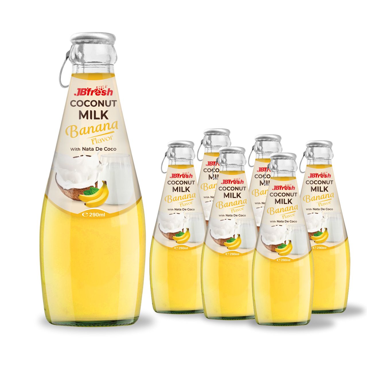 290ml jbfresh coconut milk banana flavor