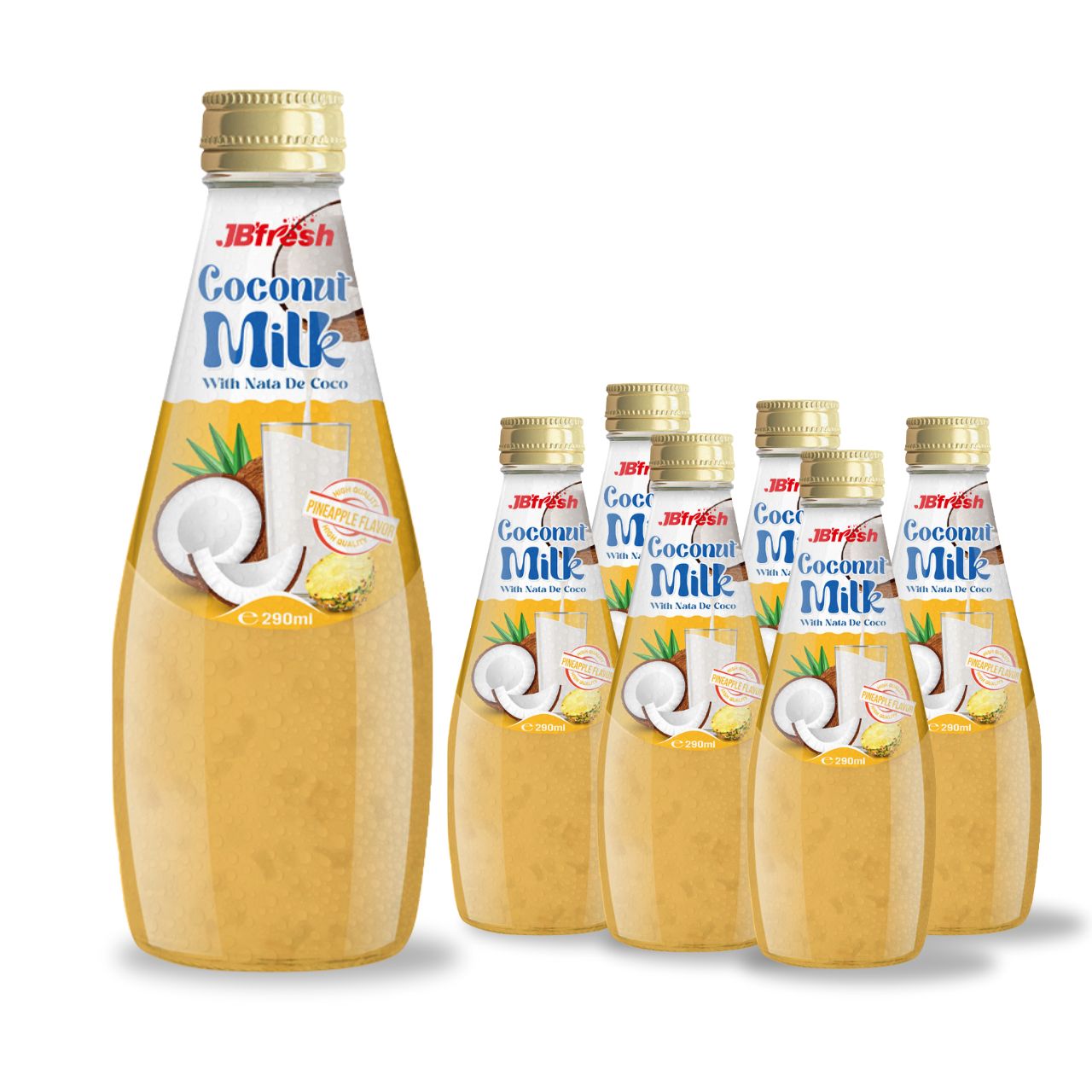 290ml jbfresh coconut milk pineapple