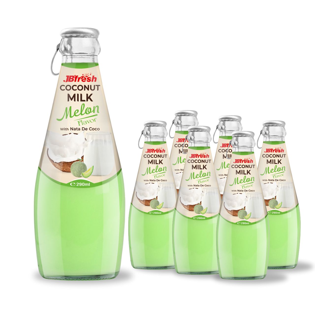 290ml jbfresh natural coconut milk melon