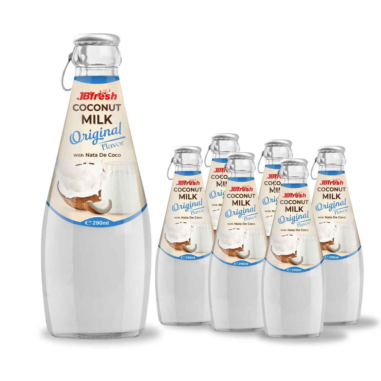 290ml jbfresh natural coconut milk original