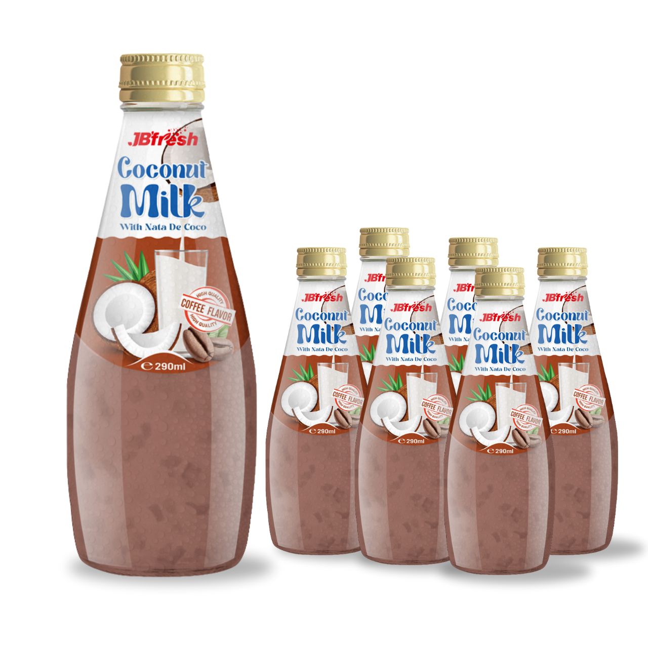 500ml jbfresh best coconut milk coffee