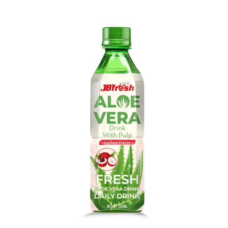 500 Ml Jb'fresh Fresh Aloe Vera Drink with Pulp| Lychee