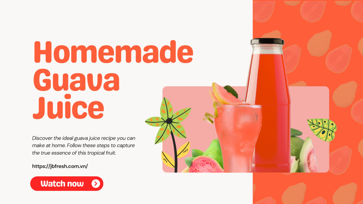 Guava juice drink recipe