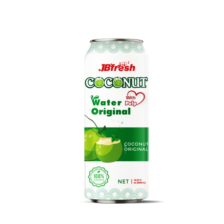 Natural Fresh Coconut Water With Pulp | Bottle, 500Ml