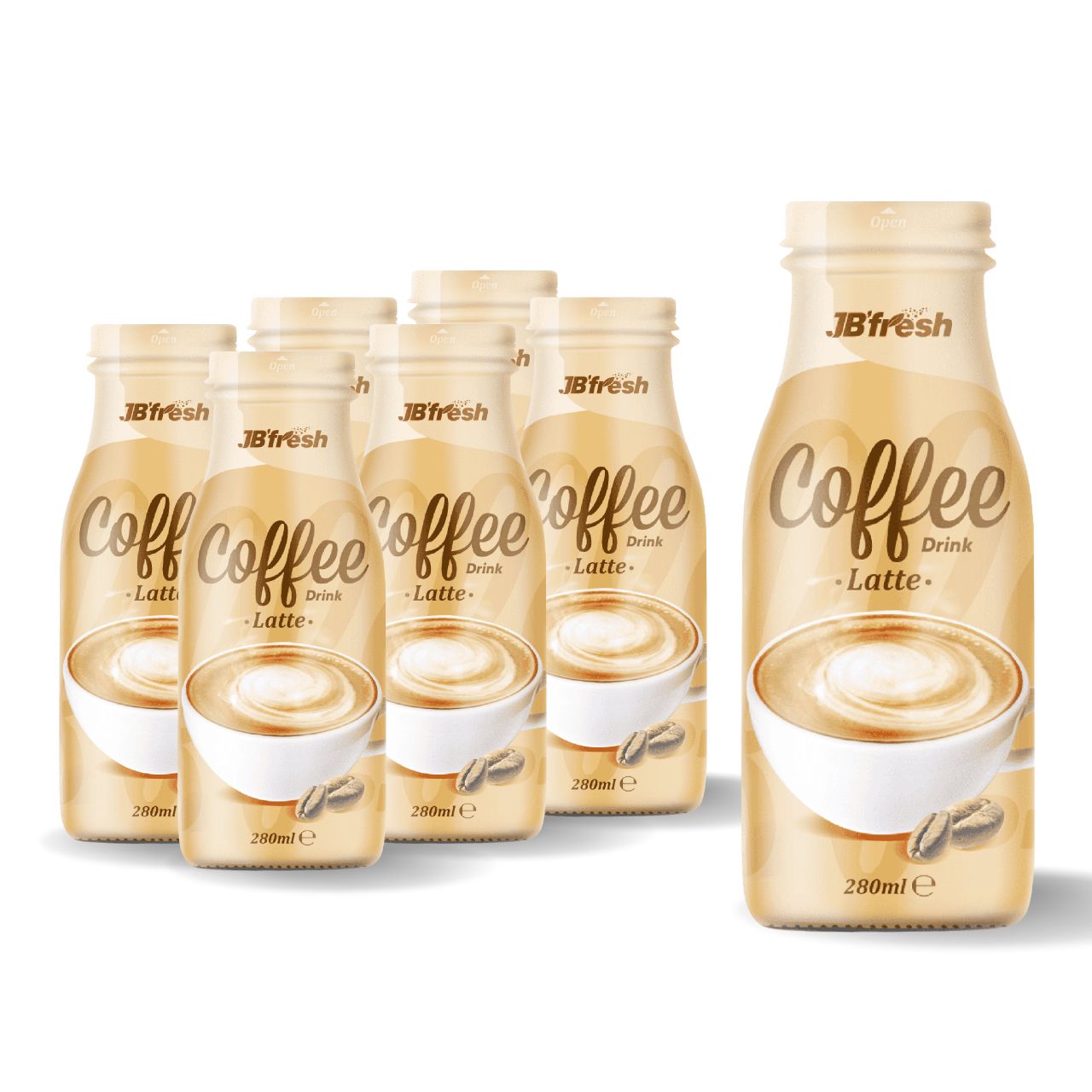 280ml jbfresh latte coffee drink premium quality
