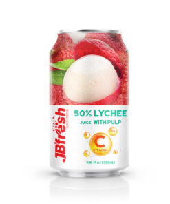 330ml jbfresh lychee juice with pulp enriching vitamin c