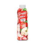 Bottle 1000ml apple juice with pulp and no added sugar