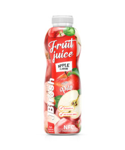 Bottle 1000ml apple juice with pulp and no added sugar