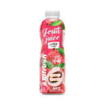 Bottle 1000ml lychee juice with pulp and no added sugar