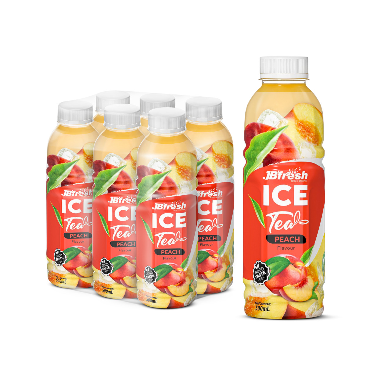 bottle 500ml 16 9 fl oz fresh ice tea with peach flavor (2)