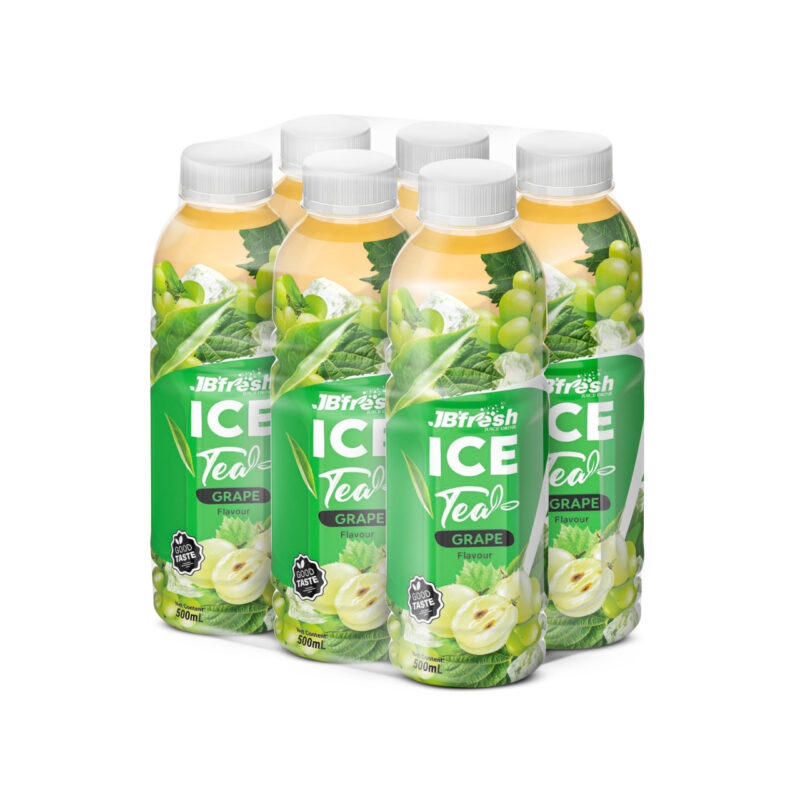 Bottle 500ml 16 9 fl oz fresh ice tea with white grape flavor (3)