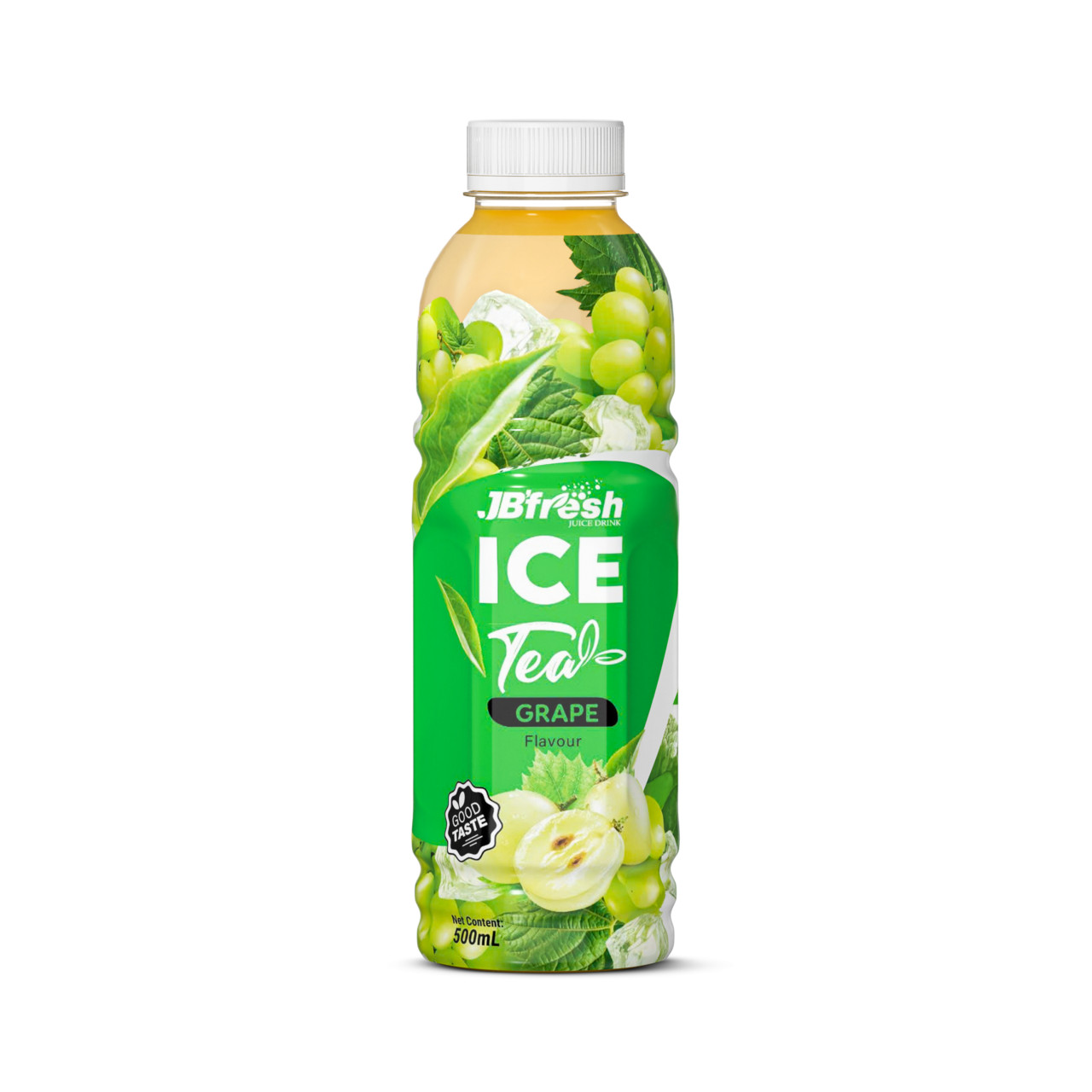 Bottle 500ml 16 9 fl oz fresh ice tea with white grape flavor