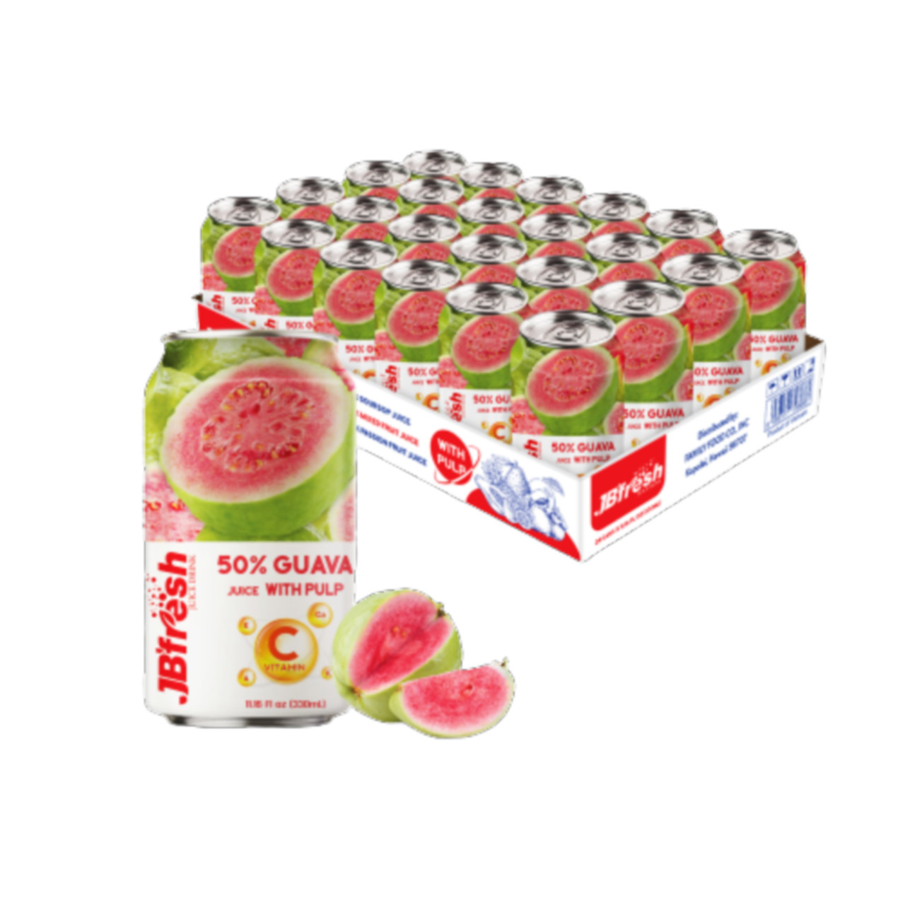 can 330ml 11 18 fl oz guava juice with pulp enriching vitamin c