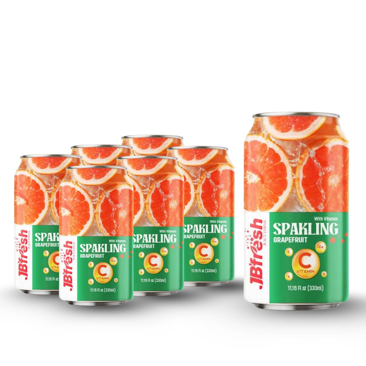 can 330ml 11 18 fl oz sparkling grapefruit flavor with enrich vitamin