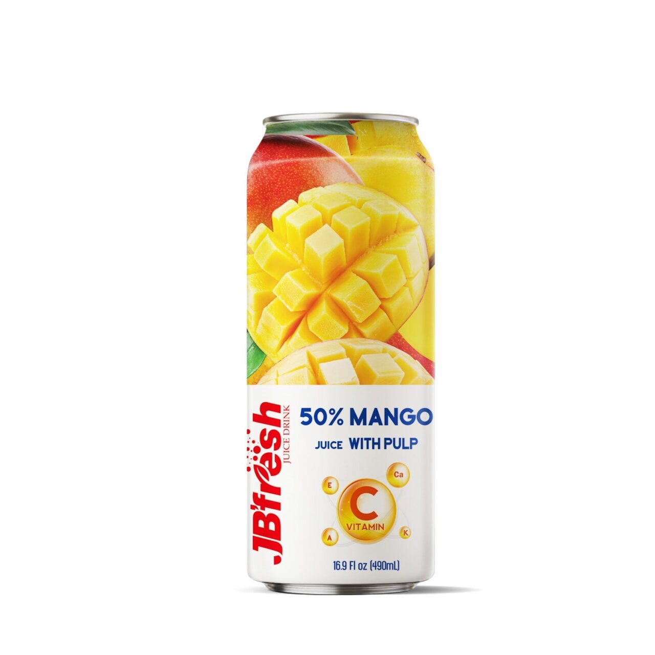 Can 490ml 16 56 fl oz mango juice with pulp enriching vitamin c