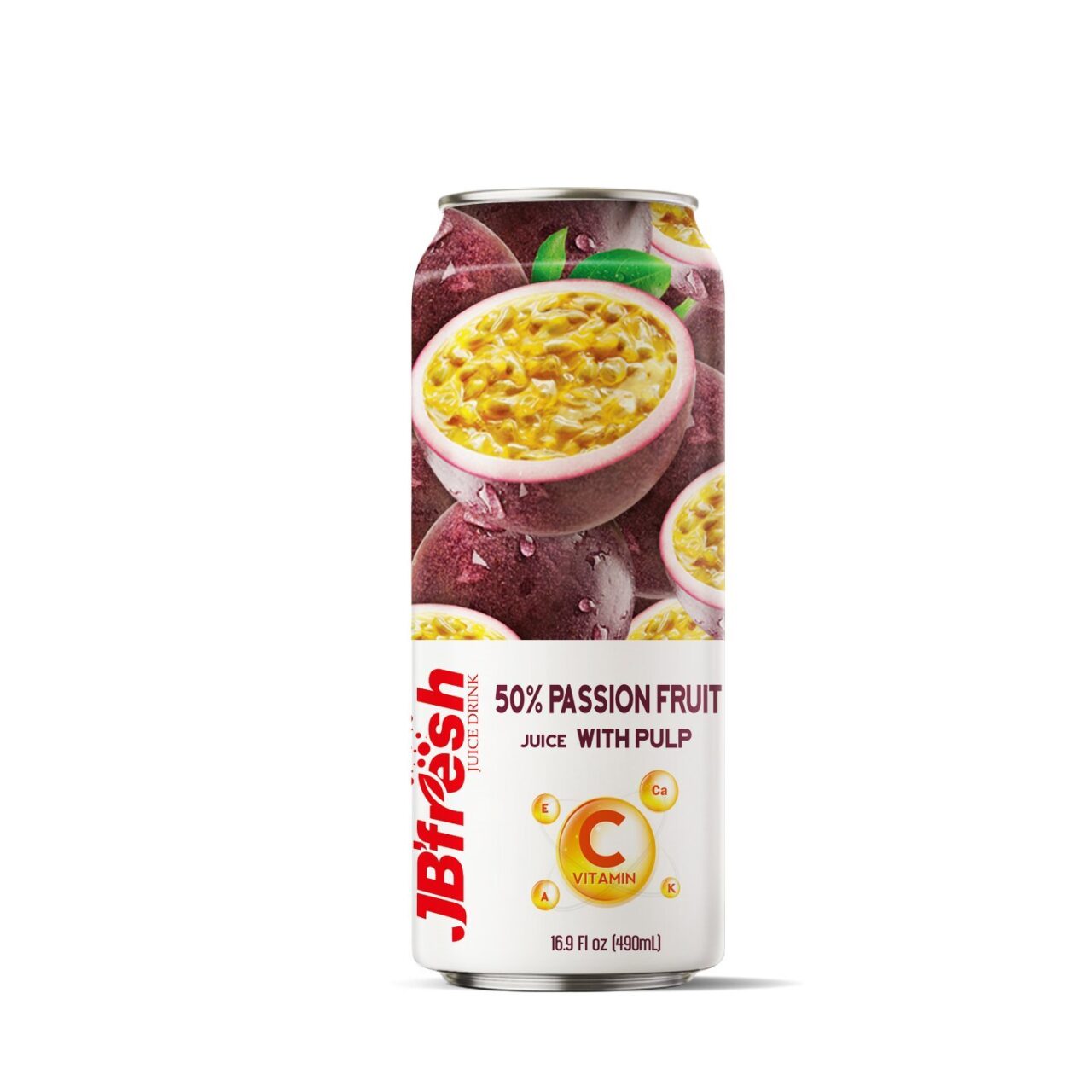 can 490ml 16 56 fl oz passion fruit juice with pulp enriching vitamin c