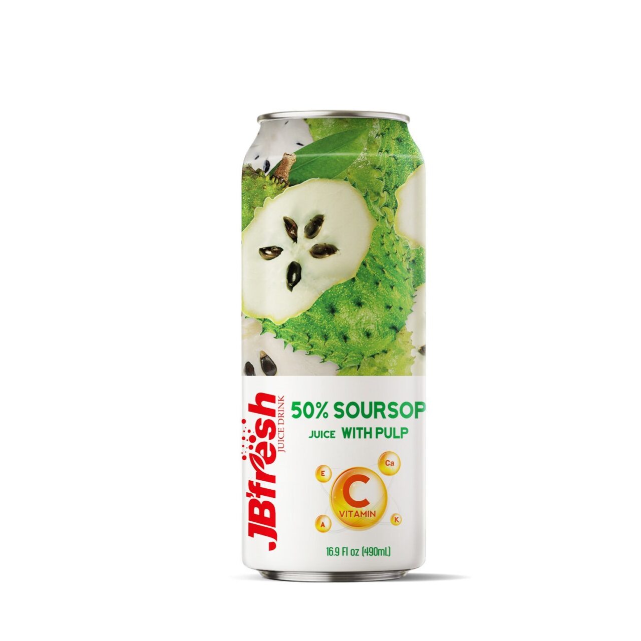 Can 490ml 16 56 fl oz soursop juice with pulp enriching vitamin c