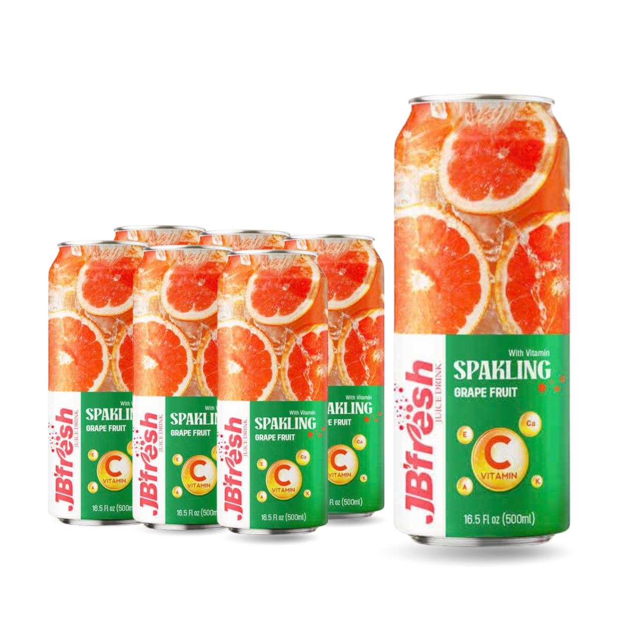 can 500ml 16 9 fl oz sparkling grapefruit flavor with enrich vitamin