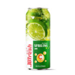 Can 500ml 16 9 fl oz sparkling lime flavor with enrich vitamin