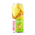 can 500ml 16 9 fl oz sparkling pineapple flavor with enrich vitamin