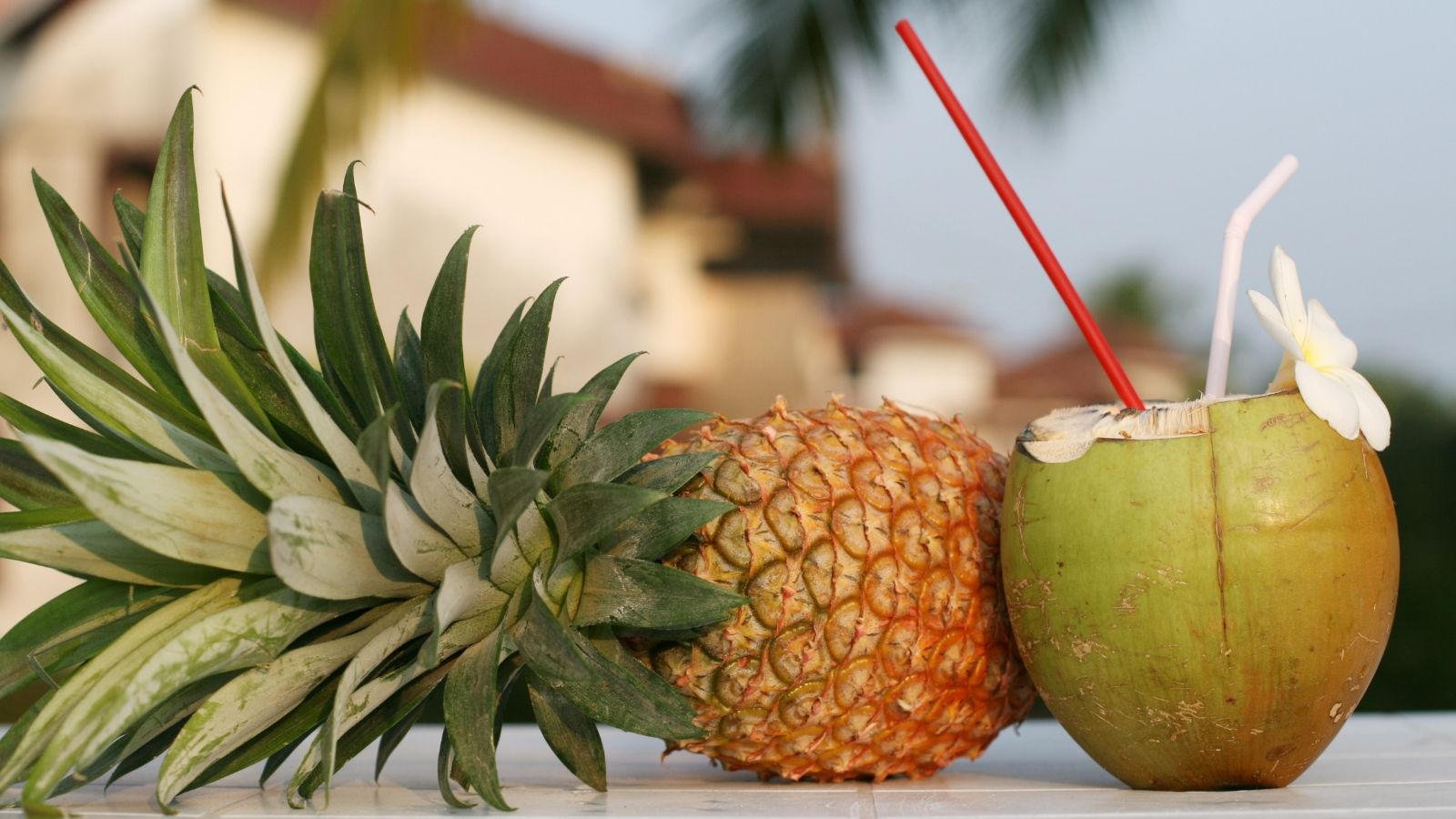 Coconut Water with Pineapple