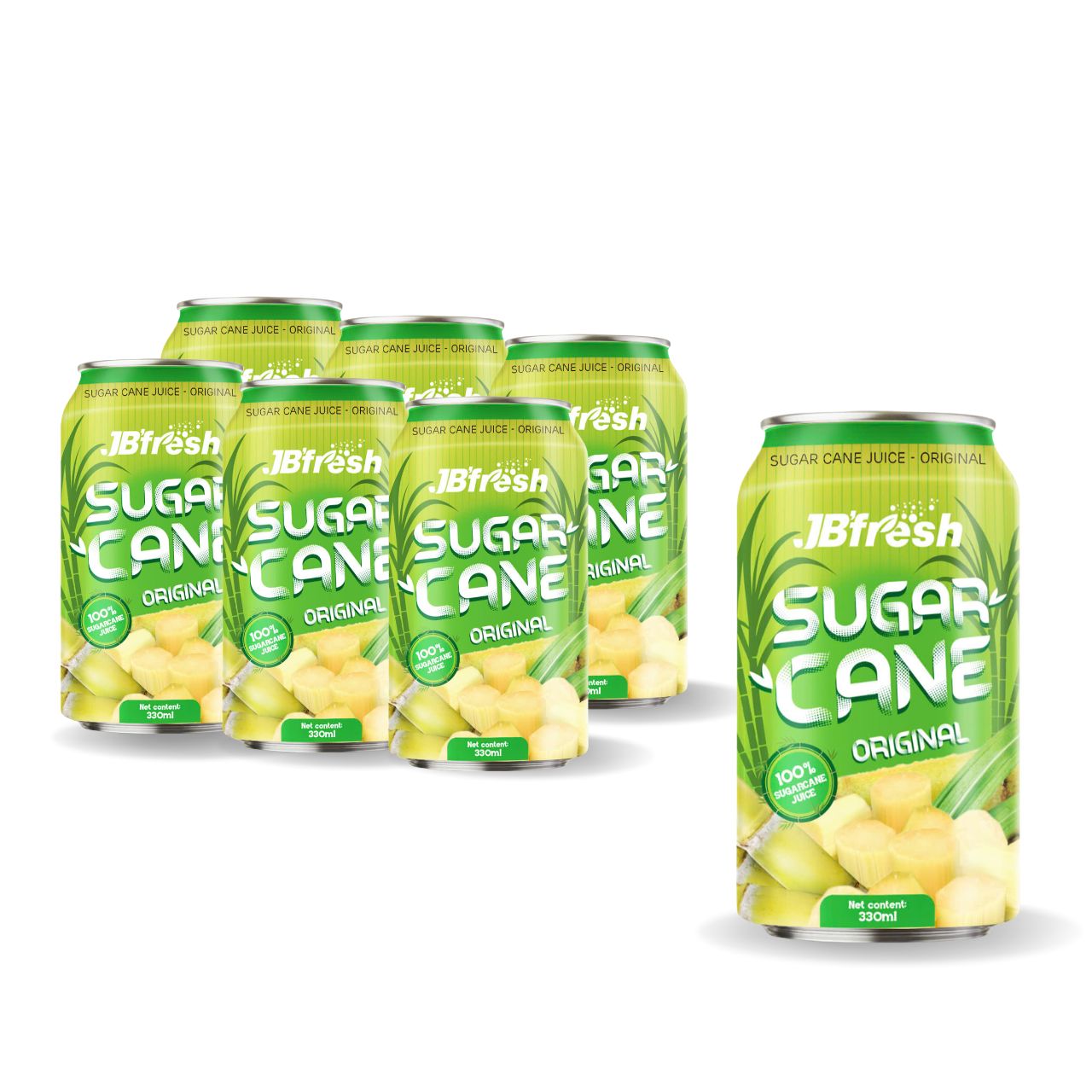 can 330ml 11 18 fl oz fresh 100 sugarcane juice with original flavor
