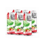 canned 500ml 16 9 fl oz fresh nfc aloe vera juice with strawberry flavor 2