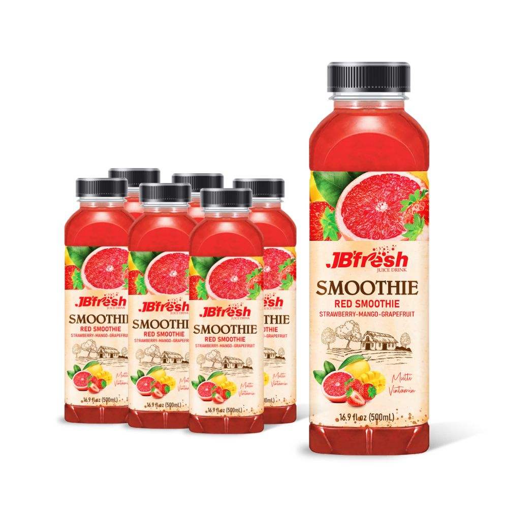 bottle 500ml 16 9 fl oz red smoothie strawberry mango grape fruit multi vitamin 2