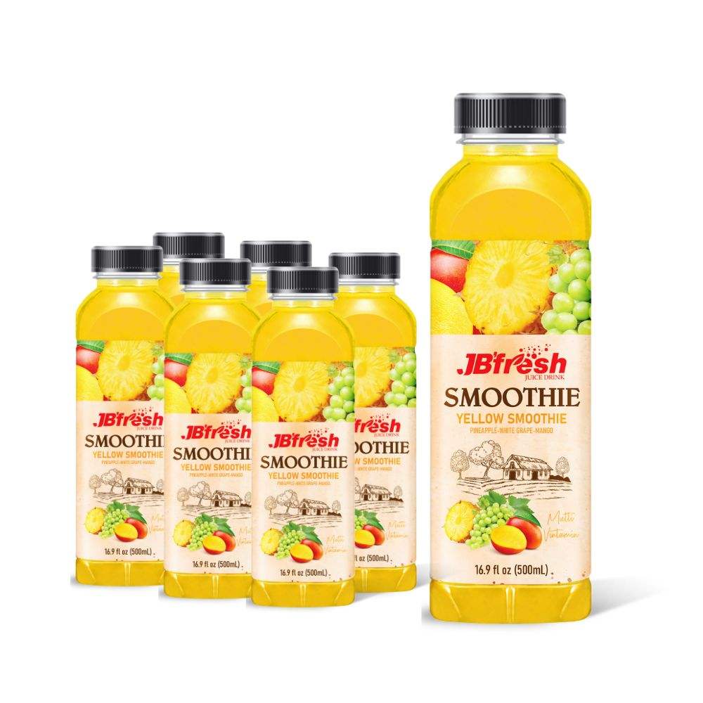bottle 500ml 16 9 fl oz yellow smoothie pineapple white grape mango multi vitamin 2