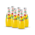 glass bottle 290ml 9 81 fl oz fresh nfc chia seed drink with natural mango flavor 2