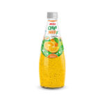 glass bottle 290ml 9 81 fl oz fresh nfc chia seed drink with natural orange flavor