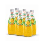 glass bottle 290ml 9 81 fl oz fresh nfc chia seed drink with natural orange flavor 2