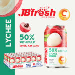 Can 330ml 11 18 fl oz lychee juice with pulp enriching vitamin c