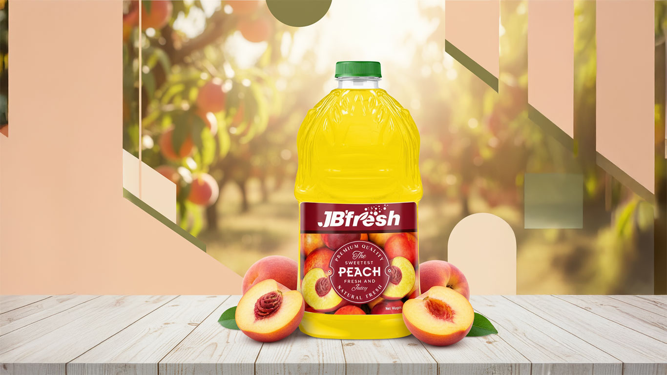 Fresh peach fruit juice (2)