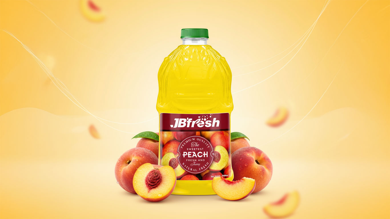 Fresh peach fruit juice (3)