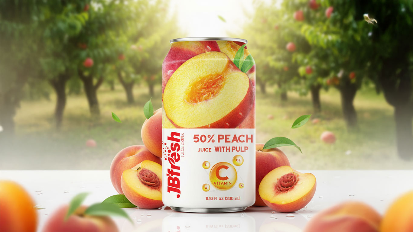 Fresh peach fruit juice (4)