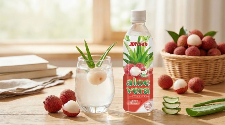 Fresh Aloe Vera Lychee Drink