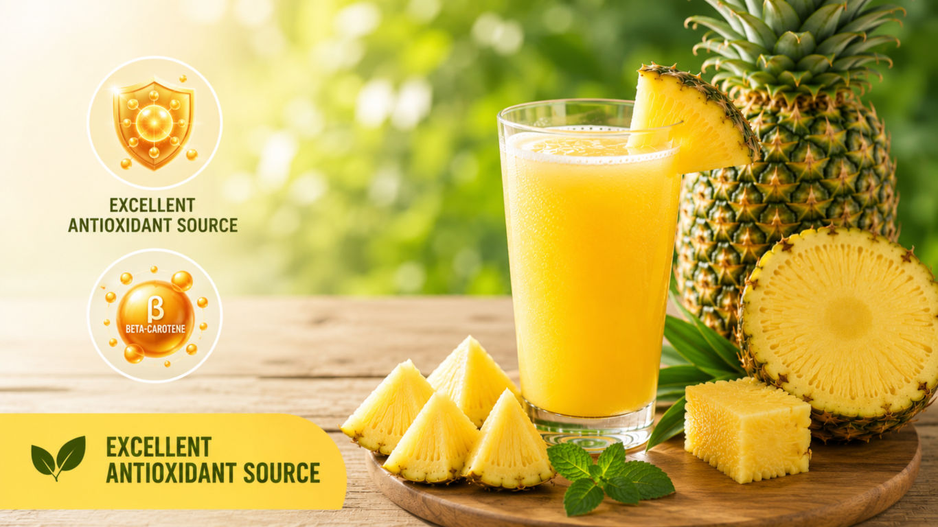 Key benefits of fresh pineapple juice
