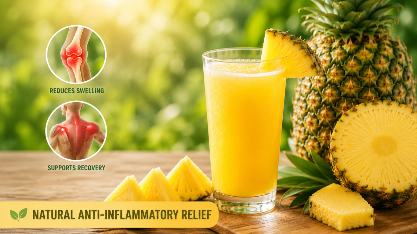 Key benefits of fresh pineapple juice